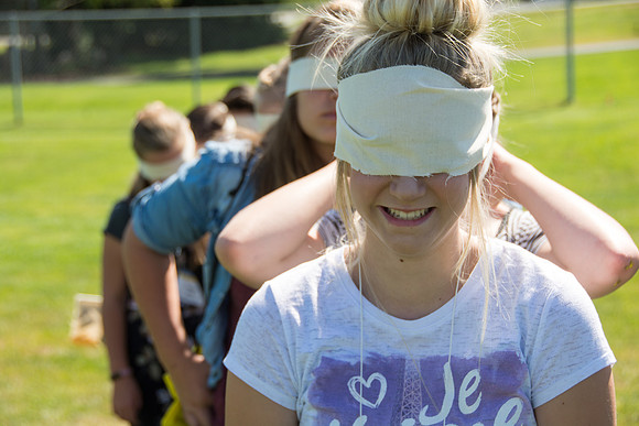 BYU-Idaho Education Week 2017 Strengthening individuals and families through lifelong learning. Blind Walk for the youth.