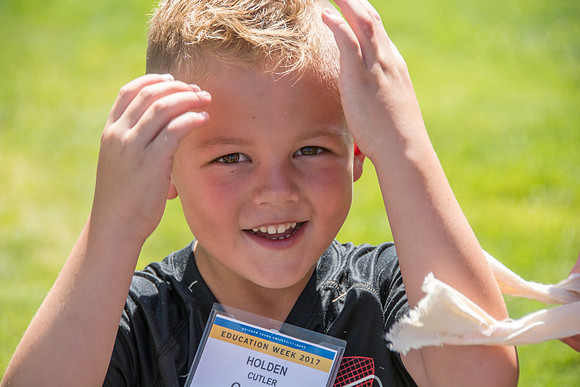 BYU-Idaho Education Week 2017 Strengthening individuals and families through lifelong learning. Blind Walk for the youth.