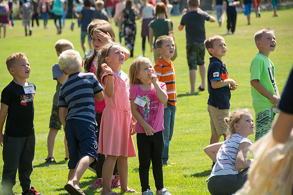 BYU-Idaho Education Week 2017 Strengthening individuals and families through lifelong learning. Blind Walk for the youth.
