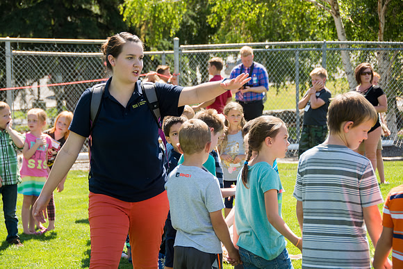 BYU-Idaho Education Week 2017 Strengthening individuals and families through lifelong learning. Blind Walk for the youth.