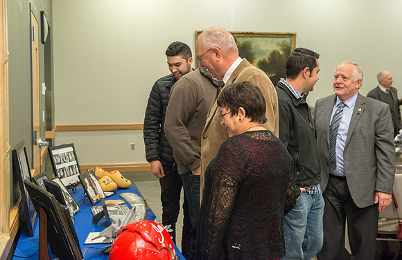Emeritus Breakfast, Nov 2018, BYU-Idaho Alumni Award of excellence was awarded to Jon Beesley.