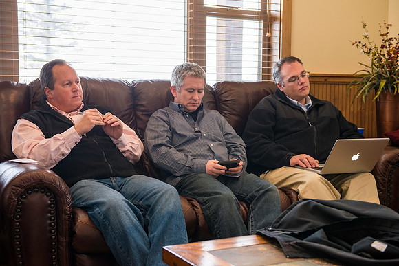 University Communications retreat at the Centennial Cabin in Island Park West side of the Island Park Reservoir.