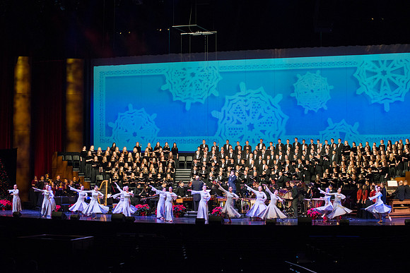 BYU-Idaho students perform in the Christmas Concert featuring Nathan Pacheco