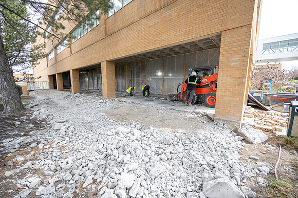 McKay Library Construction Update - Apr 2025