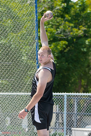 The BYU-Idaho competitive sports track teams compete against each other in the Hart Stadium.