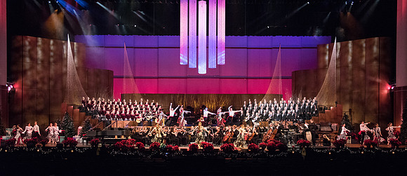 David Archuleta and Nathan Pacheco were the featured guests at BYU-Idaho's annual Christmas concert in the BYU-Idaho Center. They performed with the Symphony Orchestra, combined choirs, and other stud
