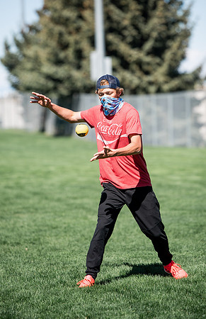 Student teams compete in BYUI's spikeball tournament held in the upper fields.