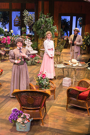 The cast of Brigham Young University-Idaho's production of "The Importance of Being Earnest" pose scenes and moments from the performance.