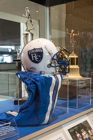 Legacy Hall is a great place to see trophies from Rick's College and learn more about the school's history.