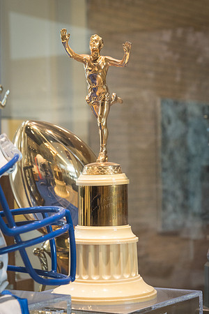 Legacy Hall is a great place to see trophies from Rick's College and learn more about the school's history.