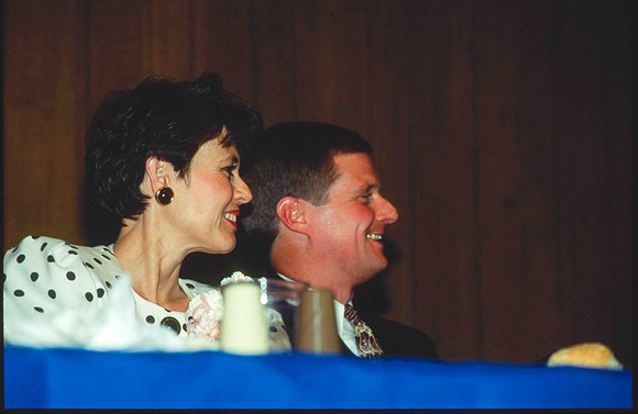 President David A. Bednar presides over a Ricks College Faculty Meeting.
