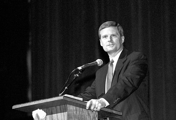 President David A. Bednar speaking at Devotional