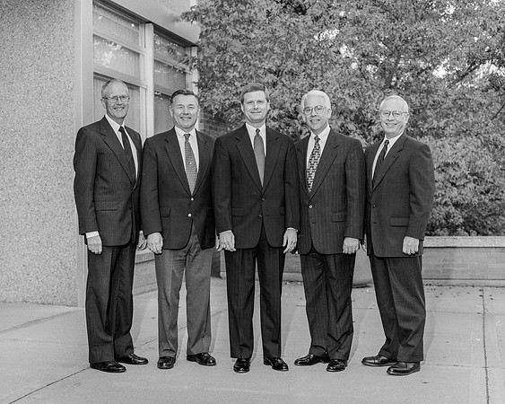 President Bednar and his staff of vice presidents