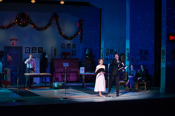 It's a Wonderful Life: A Live Radio Play, comes to life on stage at the Snow Drama Theater at BYU-Idaho.  It was written by Joe Landry and directed by Roger Merrill.