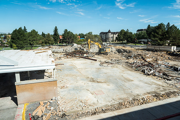 Cleanup continues at the Kirkham demolition site.   - Sept 2, 2019