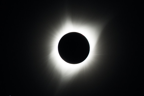 2017 Great American Eclipse photographed over BYU-Idaho