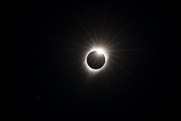 2017 Great American Eclipse photographed over BYU-Idaho