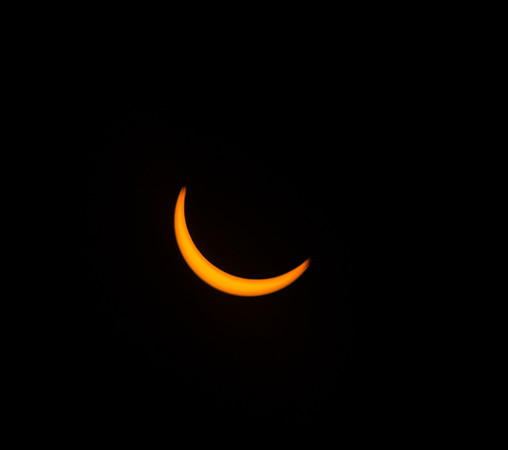 2017 Great American Eclipse photographed over BYU-Idaho