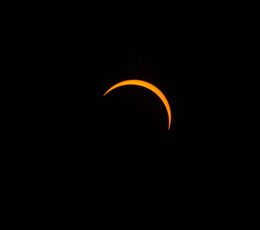 2017 Great American Eclipse photographed over BYU-Idaho