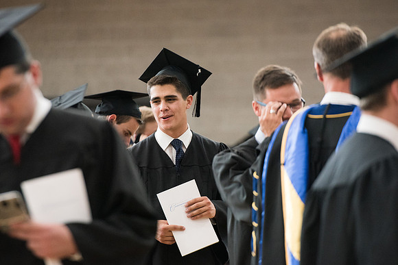 BYU-Idaho Graduation. Graduates getting ready for Commencement. Spring Semester