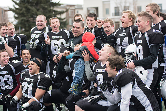 Competitive Football Championship game.