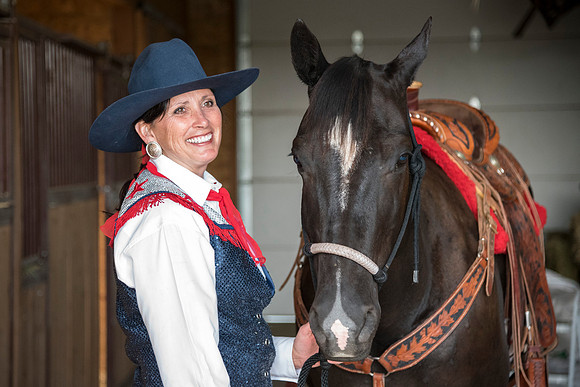 Julie Lee is an Americana horseback rider and has been affiliated with teaching at BYU-Idaho.