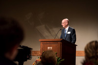 President Eyring speaks at the President's Club Banquet.