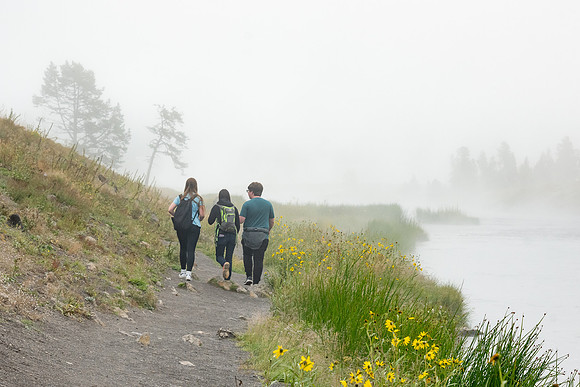 BYU-Idaho students and instructors go on a Yellowstone trip as part of the Freshman Connection program.