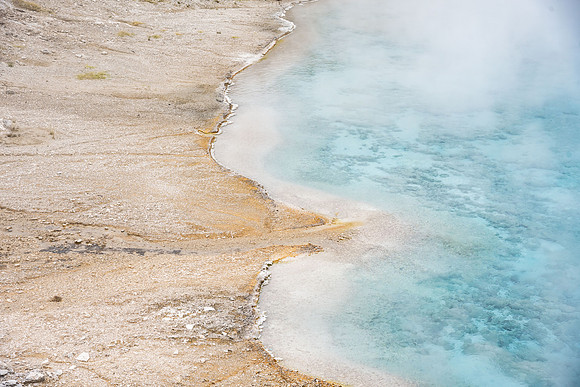 Landscape at Yellowstone National Park.