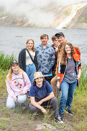 BYU-Idaho students and instructors go on a Yellowstone trip as part of the Freshman Connection program.