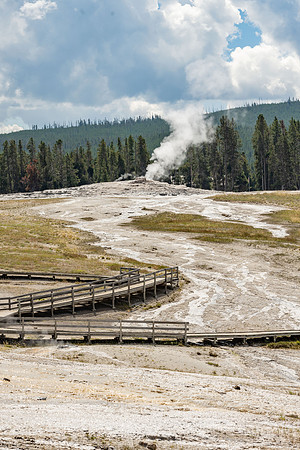 Landscape at Yellowstone National Park.