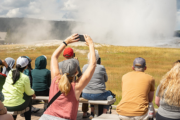 Landscape at Yellowstone National Park.