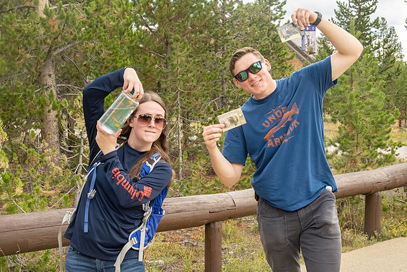 BYU-Idaho students and instructors go on a Yellowstone trip as part of the Freshman Connection program.