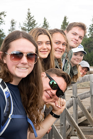 BYU-Idaho students and instructors go on a Yellowstone trip as part of the Freshman Connection program.