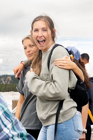 BYU-Idaho students and instructors go on a Yellowstone trip as part of the Freshman Connection program.