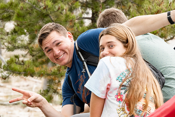 BYU-Idaho students and instructors go on a Yellowstone trip as part of the Freshman Connection program.