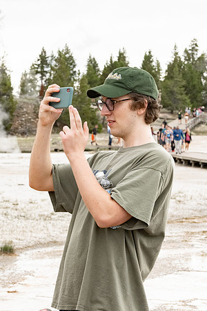 BYU-Idaho students and instructors go on a Yellowstone trip as part of the Freshman Connection program.