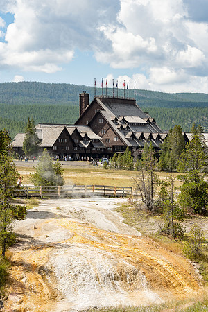 Landscape at Yellowstone National Park.
