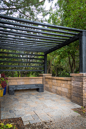The gardens have many nice places to sit and relax.