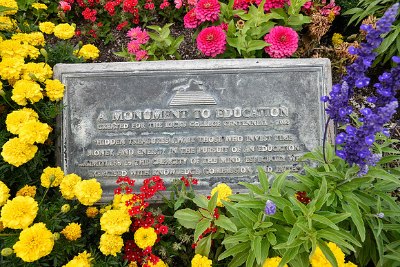 Statue created for the Ricks College Centennial in 1988.