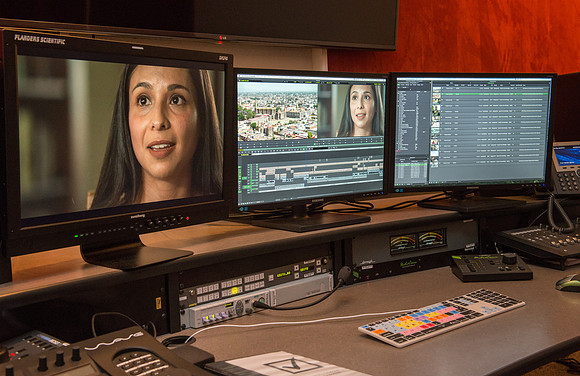 Michael Ballard working with Audio Visual Software.