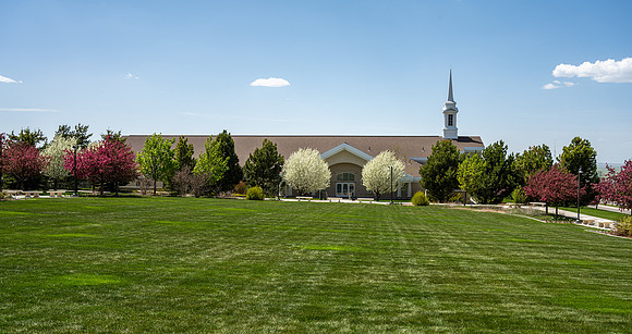 Church building West of Temple.