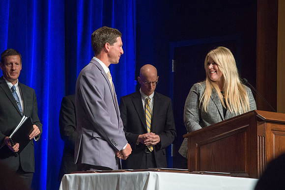 Exemplary Employees are recognized at the All Employee Banquet.