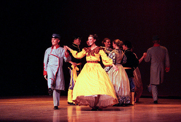 Folk Dance team performs at Ricks College.