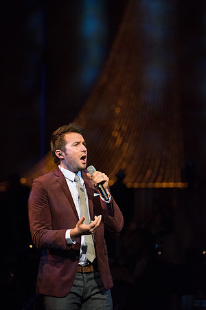 David Archuleta and Nathan Pacheco were the featured guests at BYU-Idaho's annual Christmas concert in the BYU-Idaho Center. They performed with the Symphony Orchestra, combined choirs, and other stud
