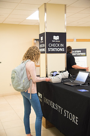 Students can reserve textbooks online and pick up their books at their convenience from the University Store.
