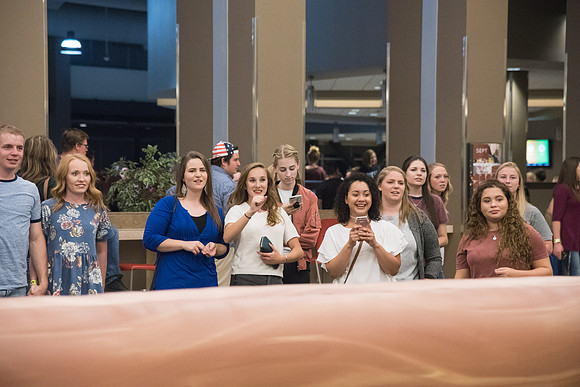 Students participate in I-Night the weekend before school begins.