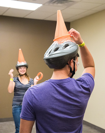 Students participate in I-Night the weekend before school begins.