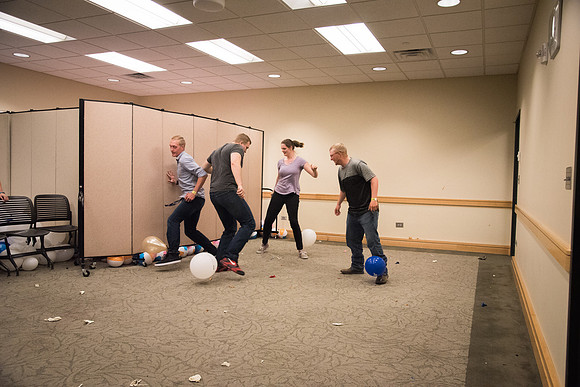 Students participate in I-Night the weekend before school begins.