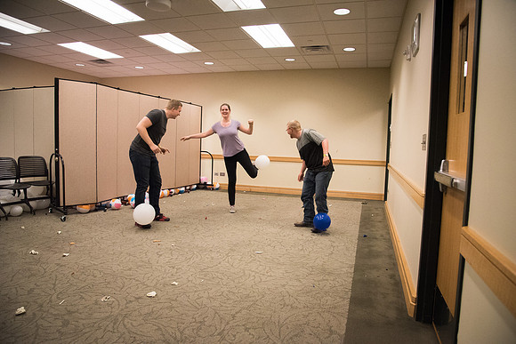 Students participate in I-Night the weekend before school begins.